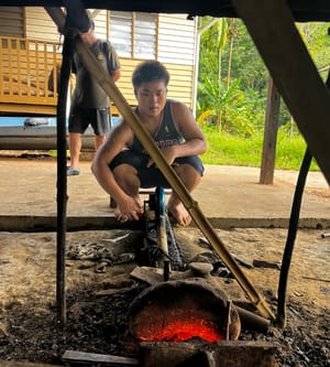 Machete Making in the Jungles of Sarawak