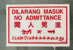 Reading the Signs: Penang’s Streets Have a Lot to Say